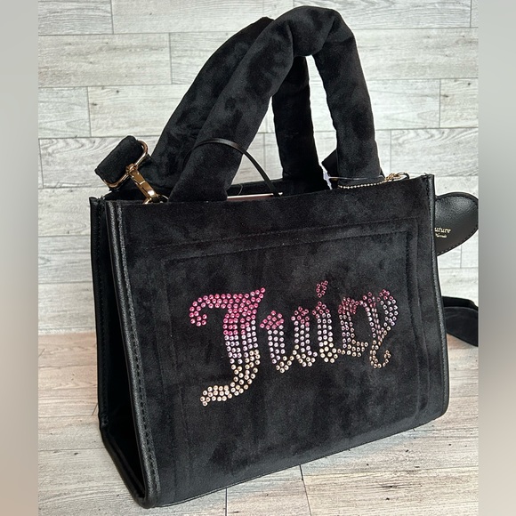 Juicy Couture Rhinestone Logo Shoulder Bag – NWT - Picture 8 of 14